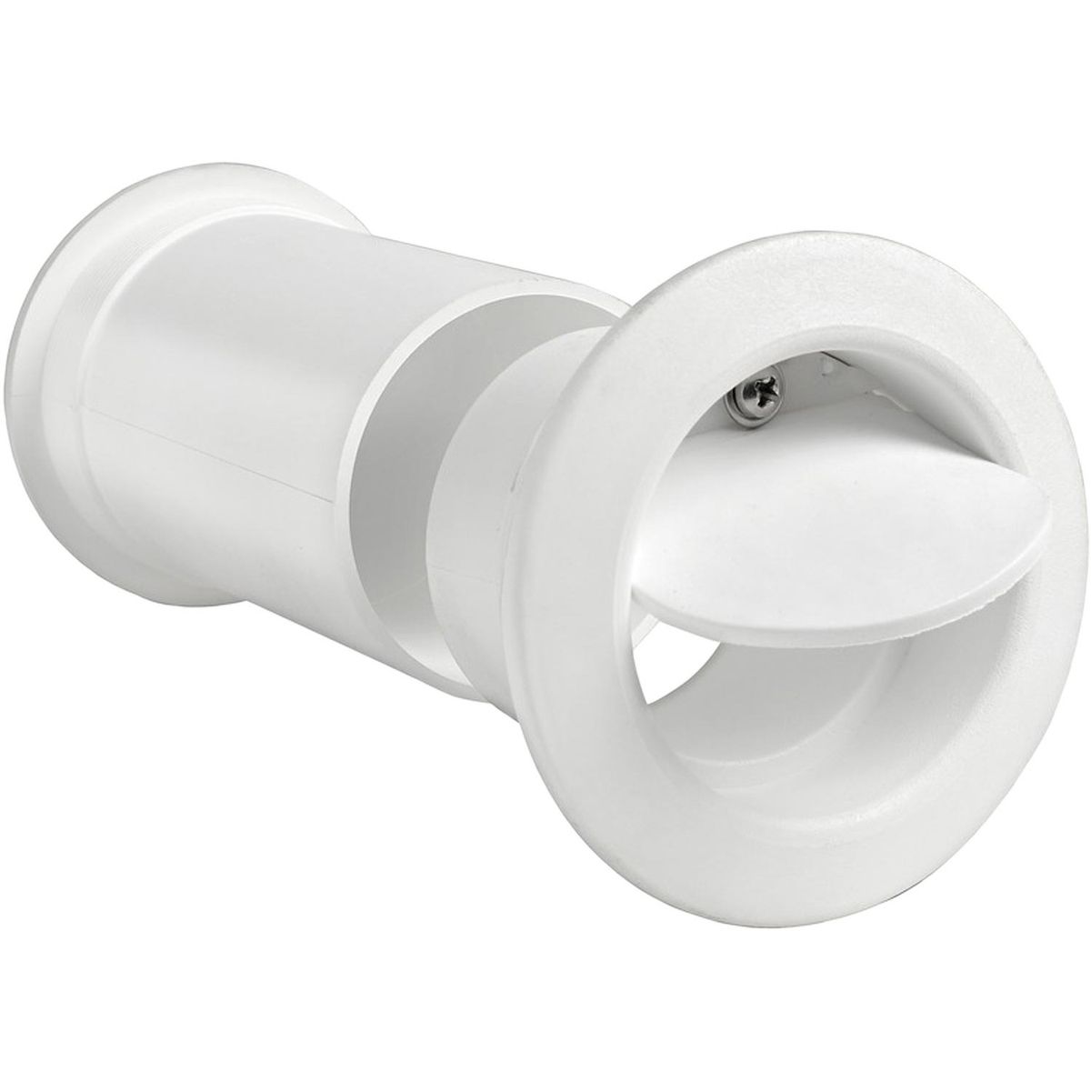 Osculati White Through Hull Scupper with Flap 511561