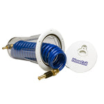 Hosecoil Flush Mounted Enclosure Hose - Blue 15 Ft