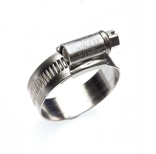 Hi-Grip 55, 40-55mm, 1 5/8 - 2 1/8"- Stainless (Box of 10)