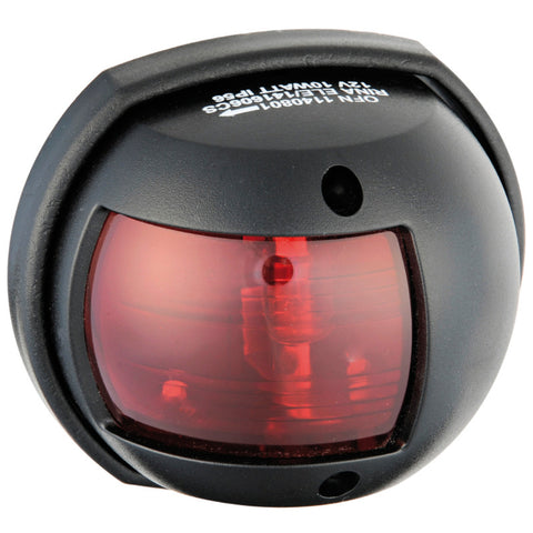 Osculati Black Compact 12 LED Navigation Light - 112.5° Port