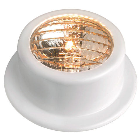 Osculati White ABS Straight Watertight Platform Light - 12V