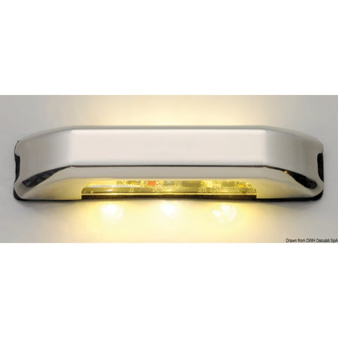 Osculati AISI304 SS LED Courtesy Double Up & Down Light - White