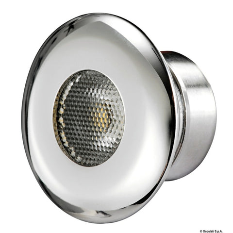 Osculati 40mm Round Micro 3-LED Ceiling Light - White