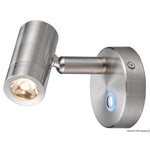 Osculati Dimmable Brushed Aluminium Articulated LED Spotlight