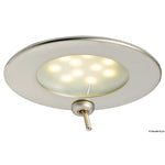 Osculati Atria Satin-finish LED Ceiling Light With Switch - White