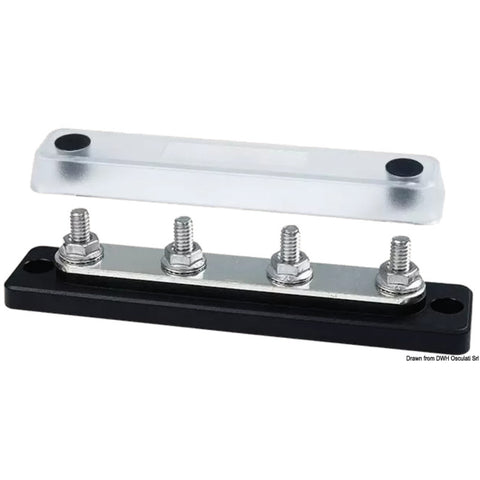 Osculati Techno Shared Bus Bar With Cover - 4 x 6mm