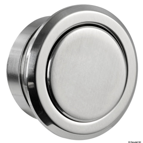 Osculati Stainless Steel Pushbutton Spring Lock - Round S-Type