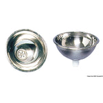 Osculati Polished Stainless Steel Sink - Hemispherical 260 x 120mm