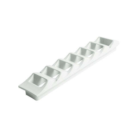 Osculati White ABS Side Louvred Vent - 415 x 83mm