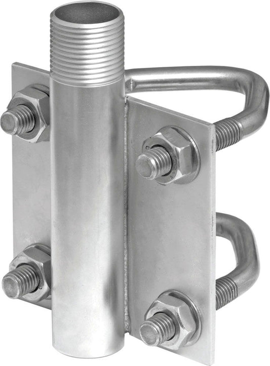 Shakespeare Mast/Pole Bracket 1"-14 mount & U bolts - Stainless Steel