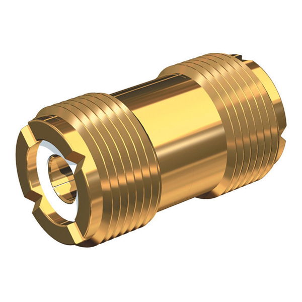 Shakespeare Barrel connector for PL259 - Gold Plated Brass