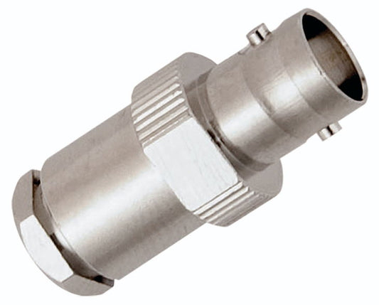 Shakespeare BNC Jack for RG58 Cable - Nickel Plated Brass