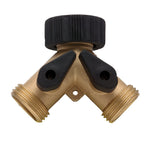 Hosecoil Two Way Brass Shut-Off Valve