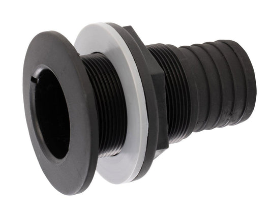TruDesign Skin Ftg 28mm Hose Tail Unequal 1” BSP Black