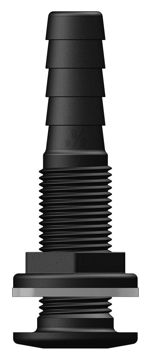 TruDesign Skin Ftg 16mm Hose Tail Unequal ½” BSP Black