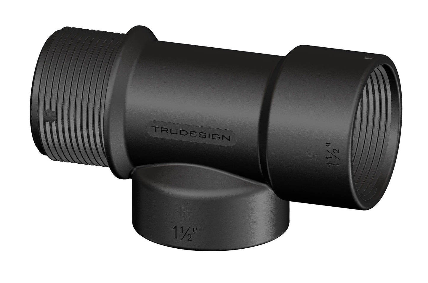 TruDesign T-Piece Threaded 1½" BSP M-F-F