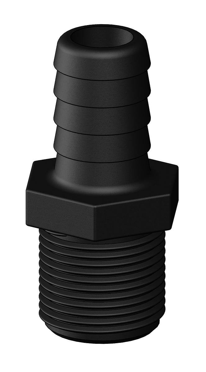 TruDesign Hose Tail 19mm ¾” BSP Male Thread
