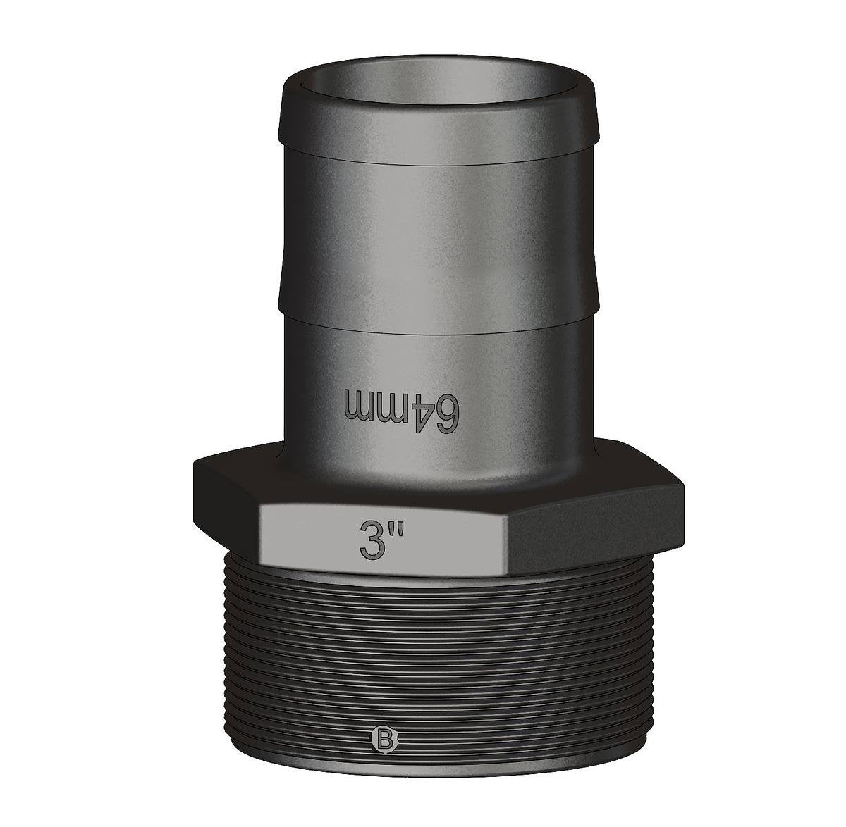 TruDesign Tail Unequal 63mm (2 ½”) 3" BSP