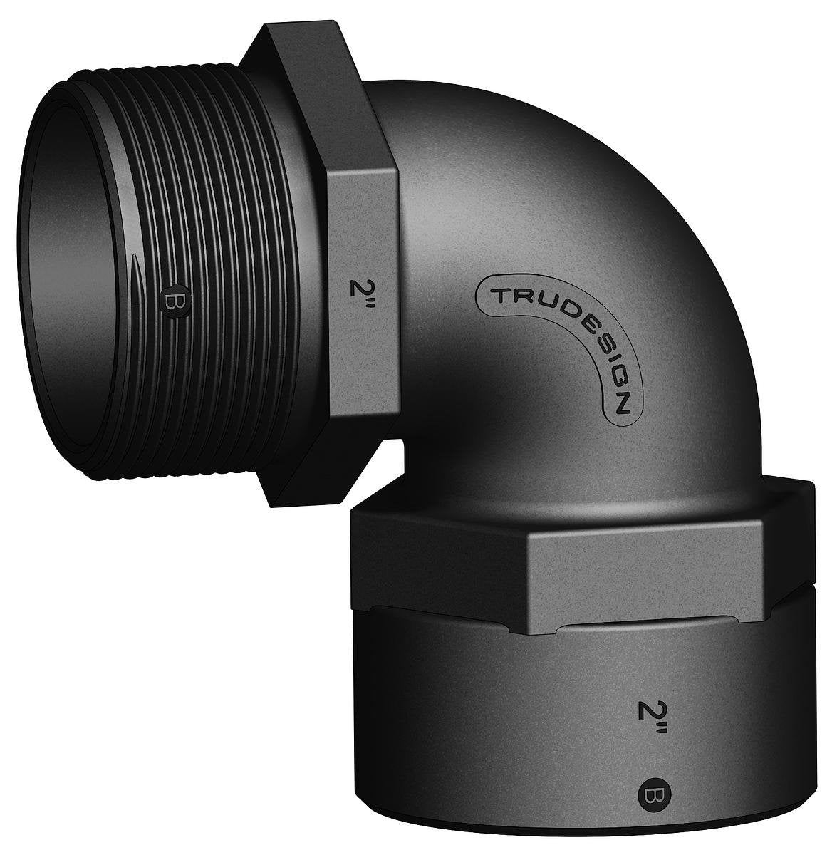 TruDesign 2” BSP F 2" BSP M 90° Bend
