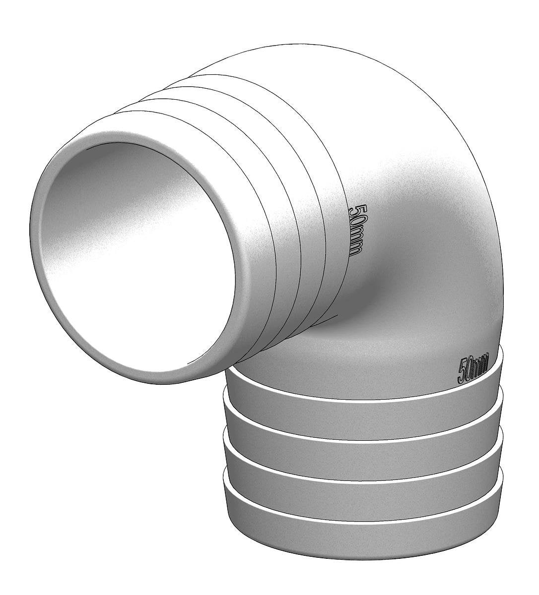 TruDesign 90° 50mm White