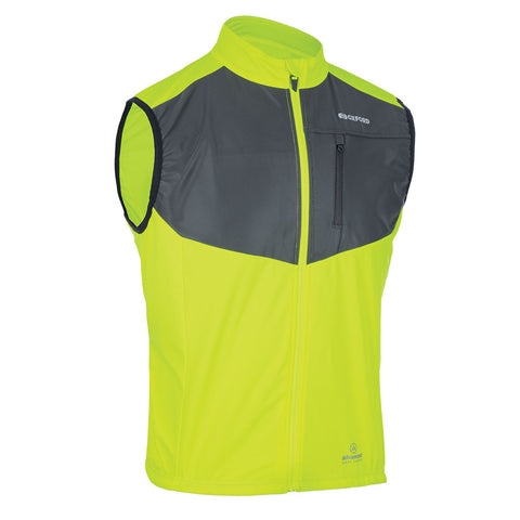 Oxford Venture Windproof Gilet - Fluorescent Yellow - M