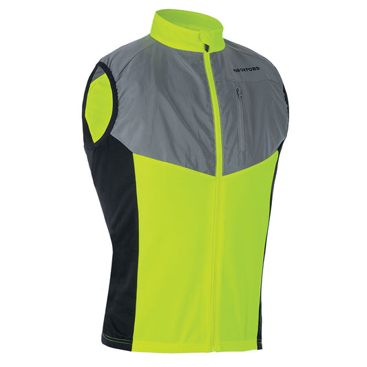 (CLEARANCE ITEM) Oxford Endeavour Gilet - Fluorescent Yellow - S