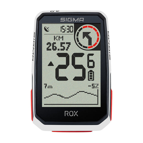 Sigma ROX 4.0 GPS Cycle Computer - White