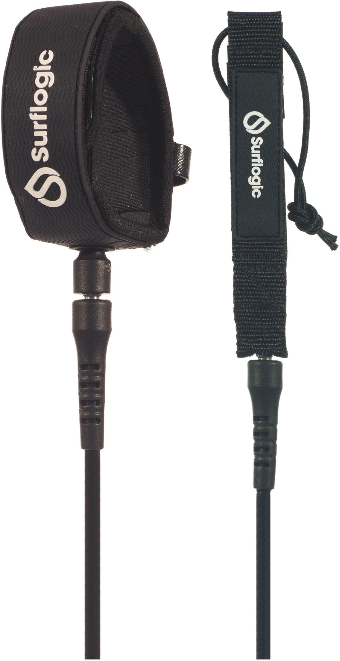 Surflogic Leash Pro 7 / Black - waterworldsports.co.uk
