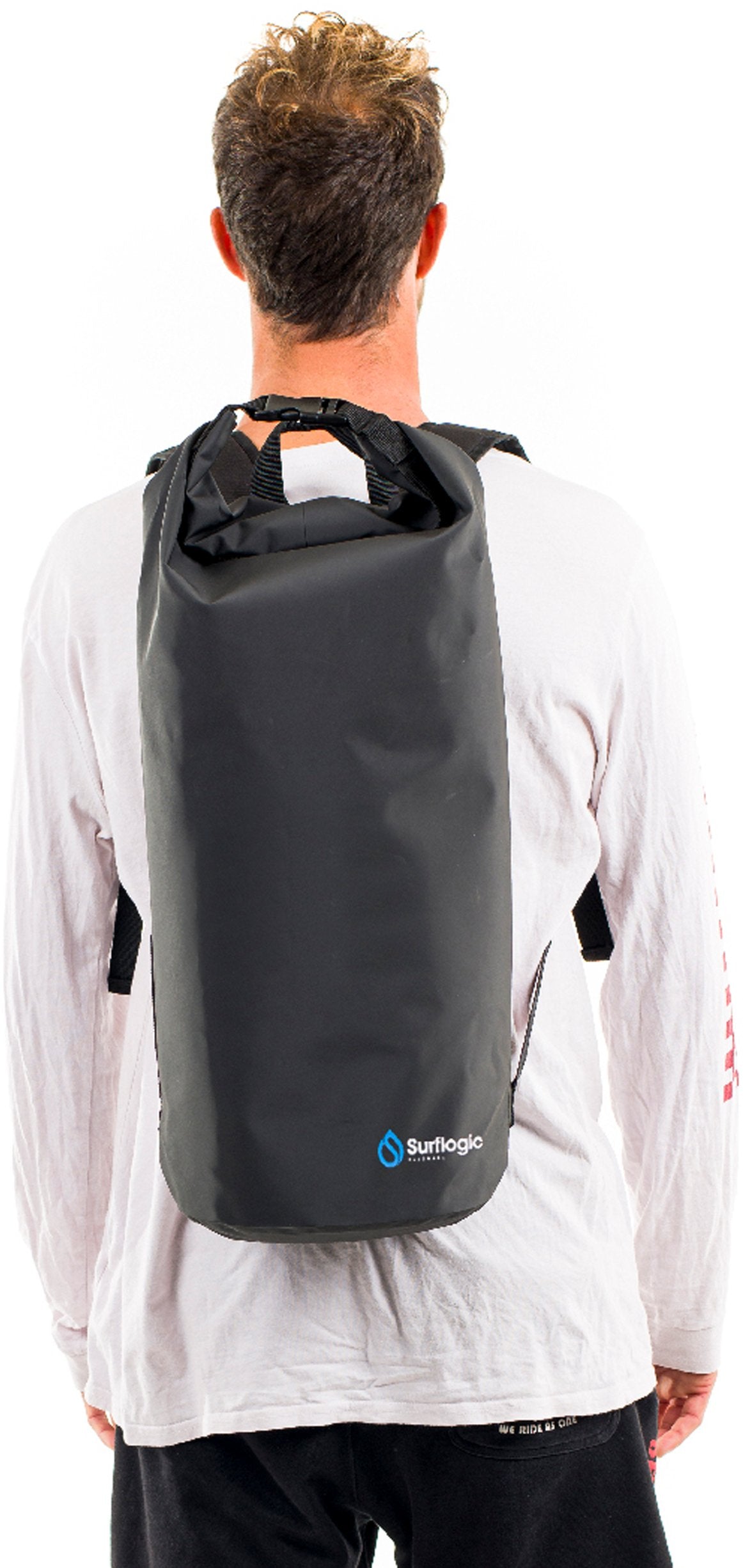 Surflogic Waterproof Dry Tube Backpack 30L Black - waterworldsports.co.uk