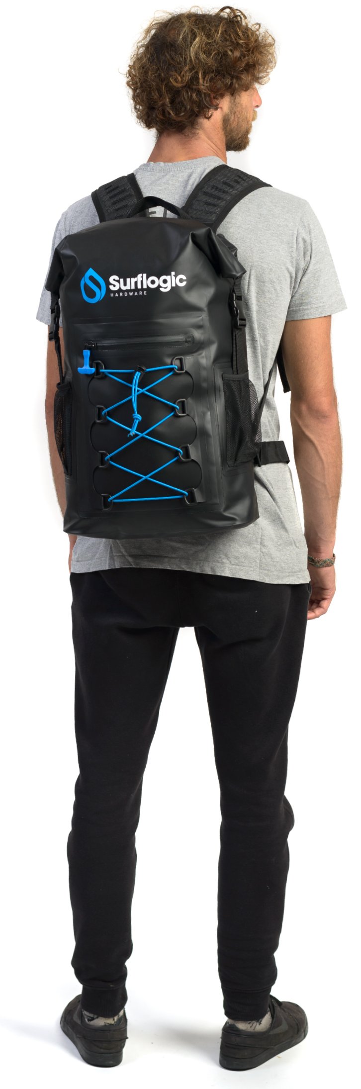 Surflogic Prodry Waterproof Backpack 30L Black - waterworldsports.co.uk