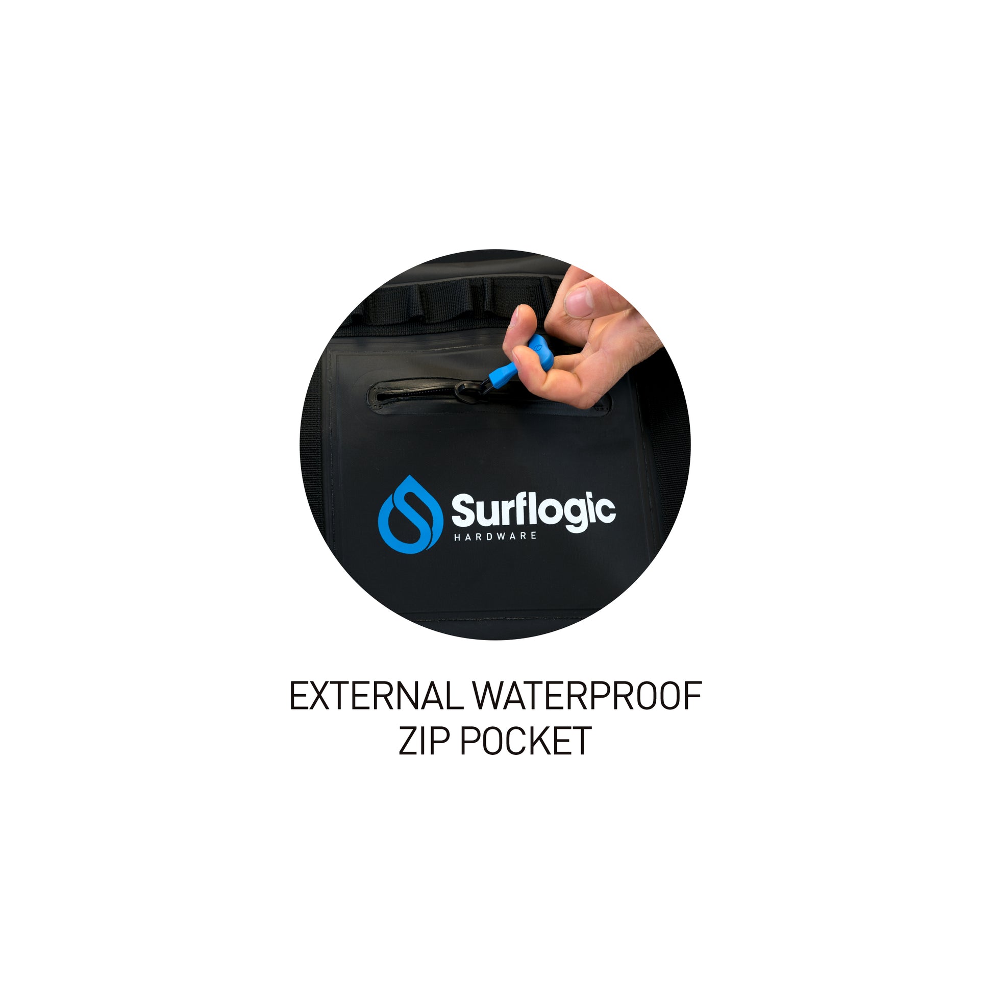 Surflogic Prodry-Zip Waterproof Duffel Bag 50L - waterworldsports.co.uk