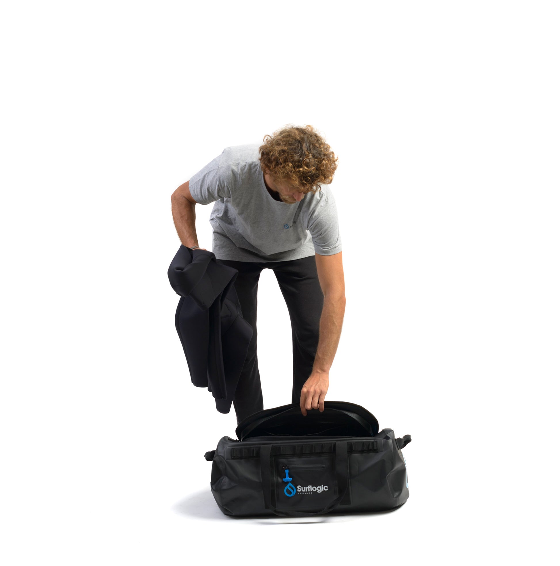 Surflogic Prodry-Zip Waterproof Duffel Bag 50L - waterworldsports.co.uk