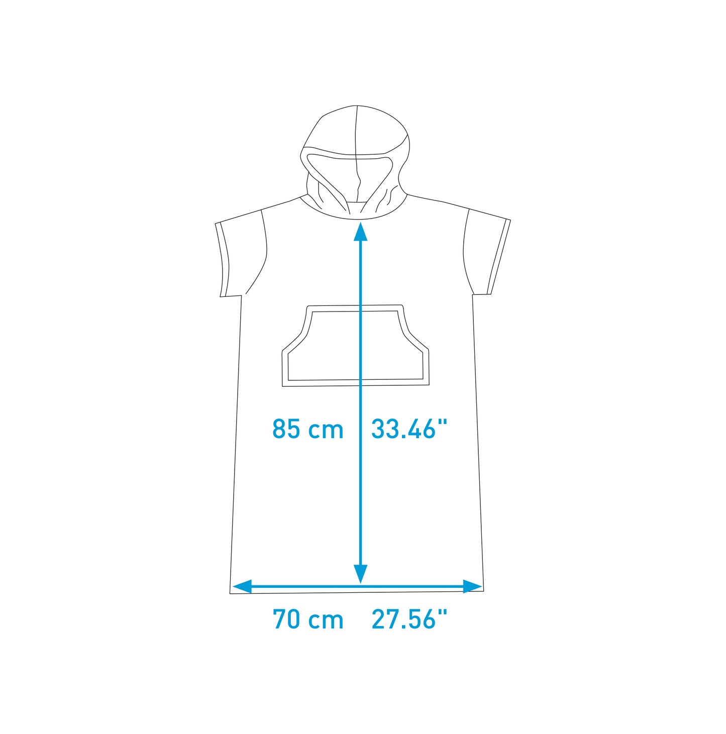 Surflogic Poncho Junior - waterworldsports.co.uk