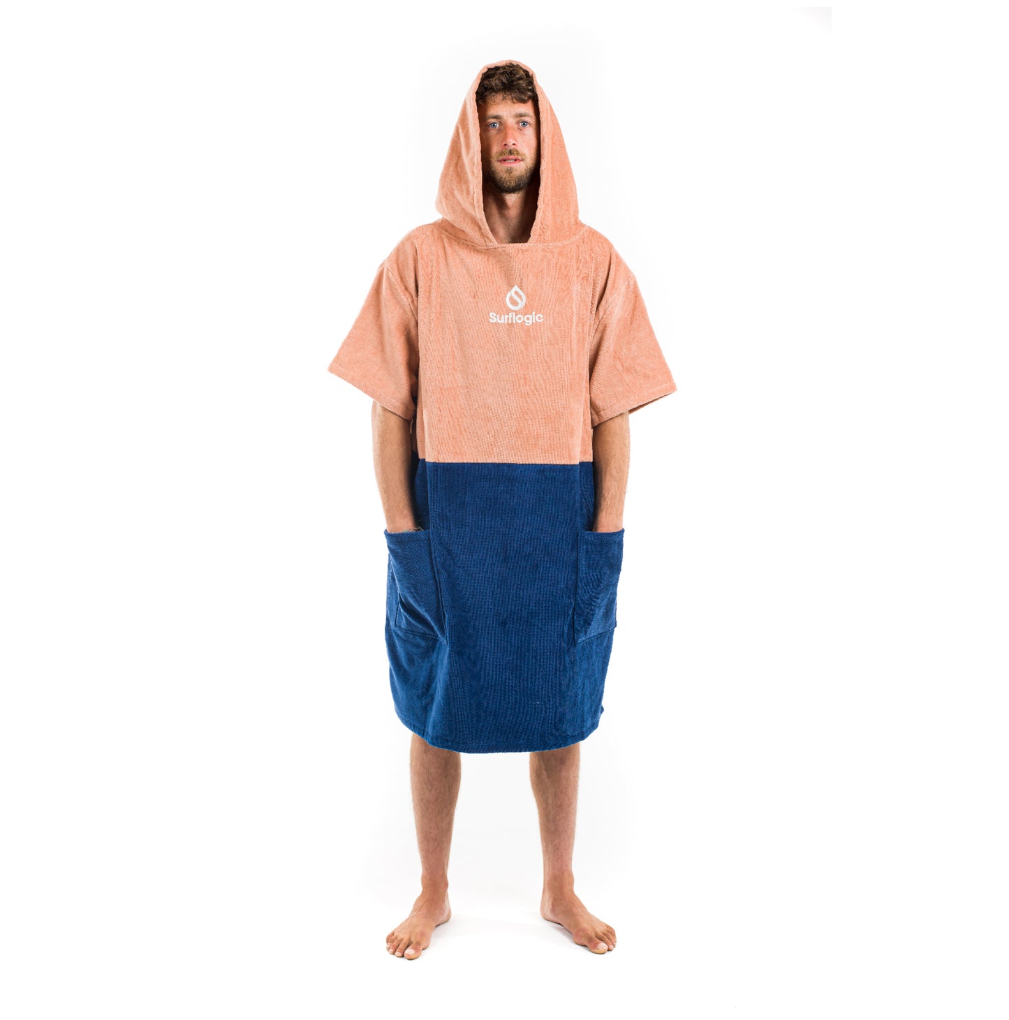 Surflogic Warm Comfortable 100% Cotton Poncho - waterworldsports.co.uk