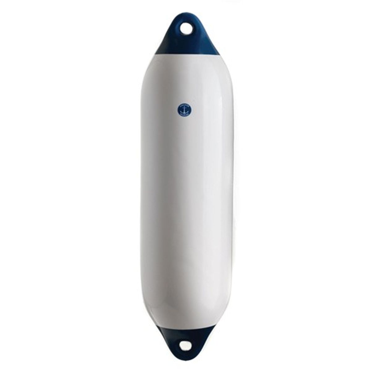 Anchor White Fender with Blue Ends (750mm x 230mm)