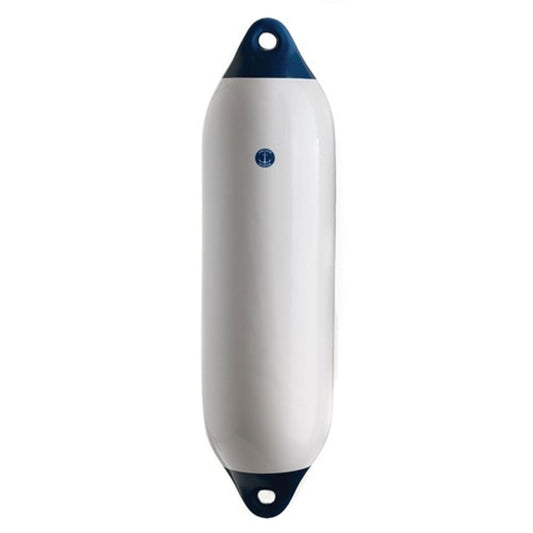Anchor White Fender with Blue Ends (750mm x 230mm)