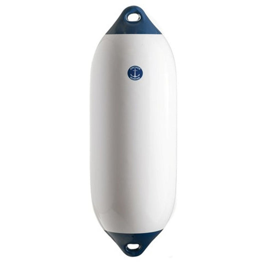 Anchor White Fender with Blue Ends (850mm x 270mm)