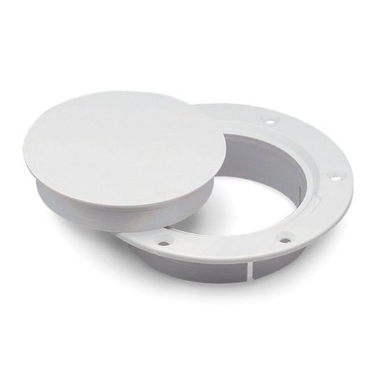 Marinco White Snap-In Deck Plate (3")