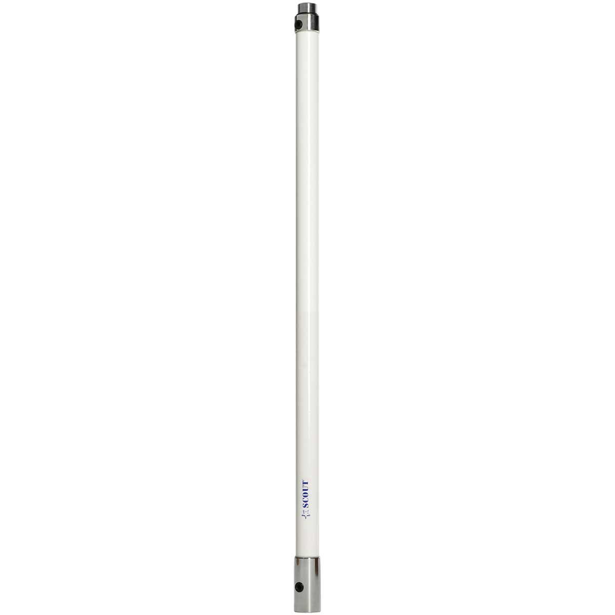 Scout PA-12 HD Fibreglass Antenna Extension Mast 1m (1" x 14 Thread)