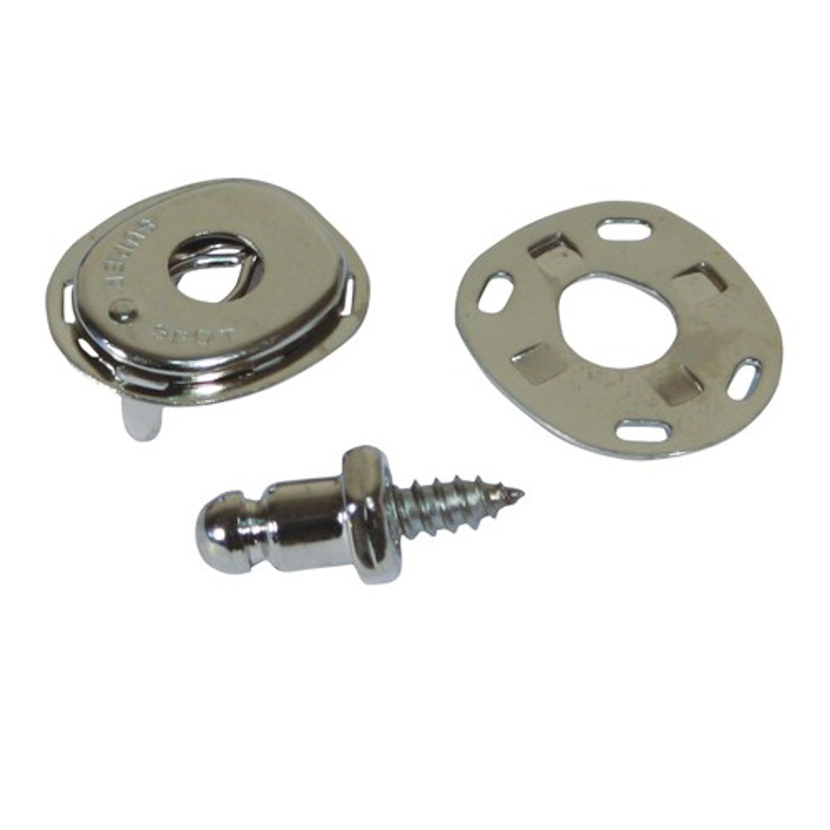 AG Lift-The-Dot Kit Woodscrew/Fabric Double Height Nickel Plated 5-Set