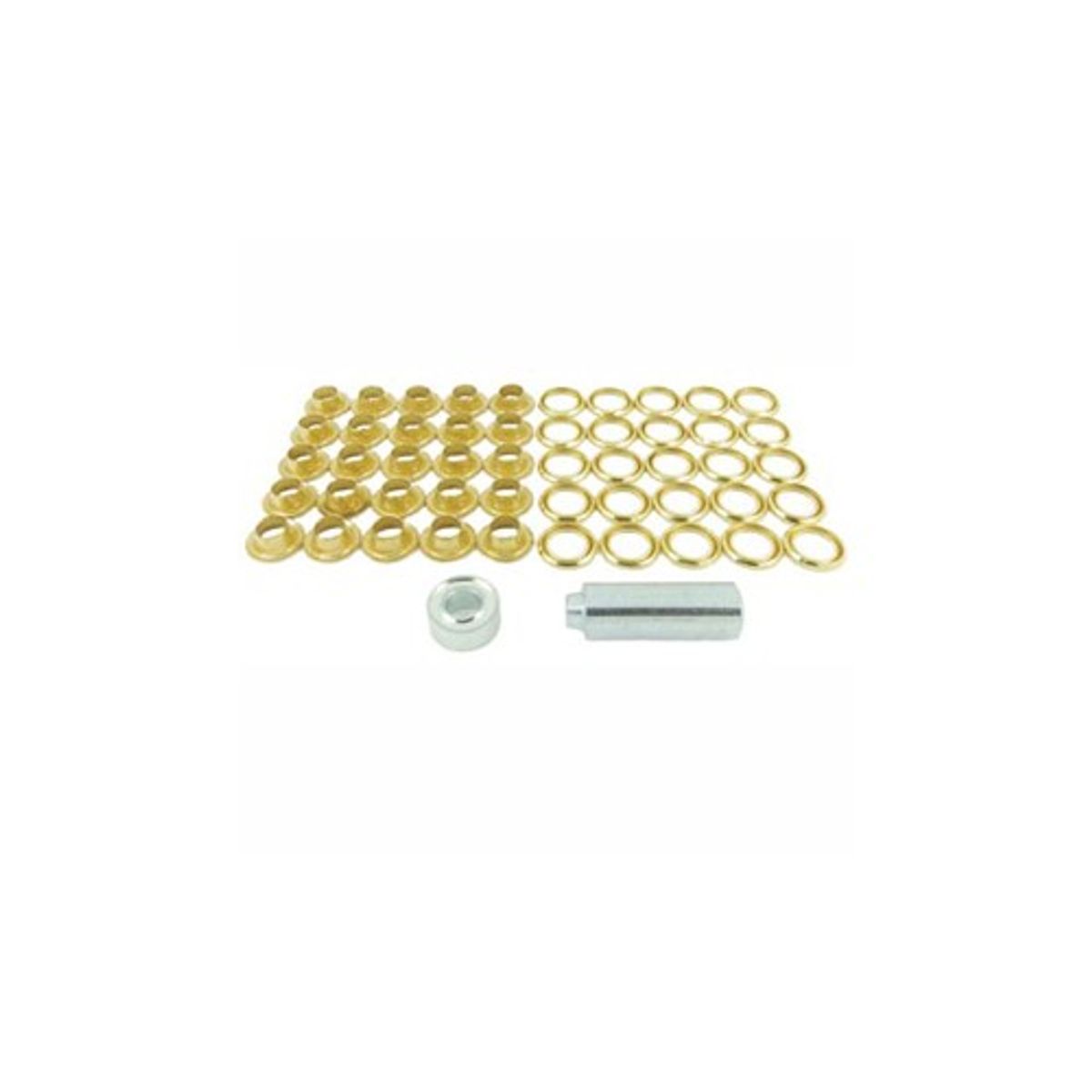 AG Eyelet Kit with Tools in Brass 5/16" ID (25 Sets)