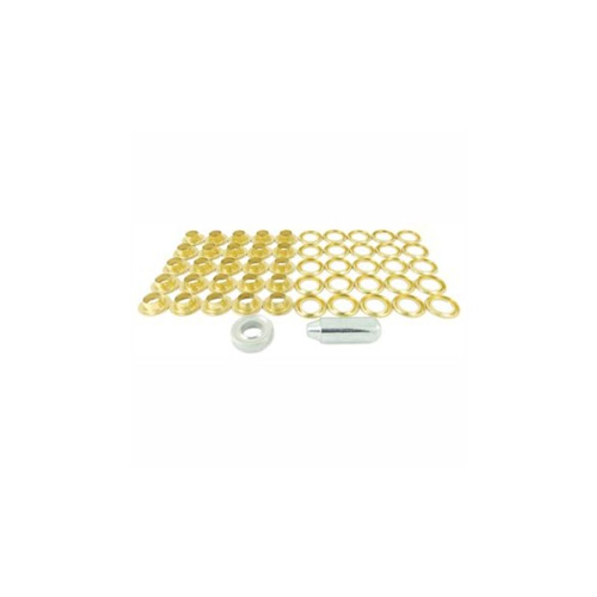 AG Eyelet Kit with Tools in Brass 7/16" ID (25 Sets)