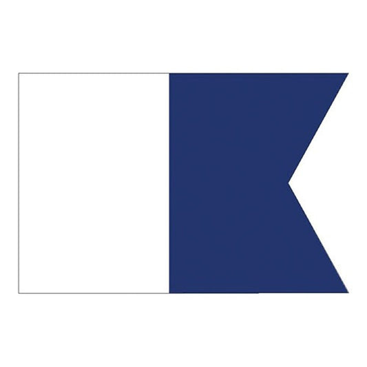 Flag International Code Signal A (30 x 45cm)