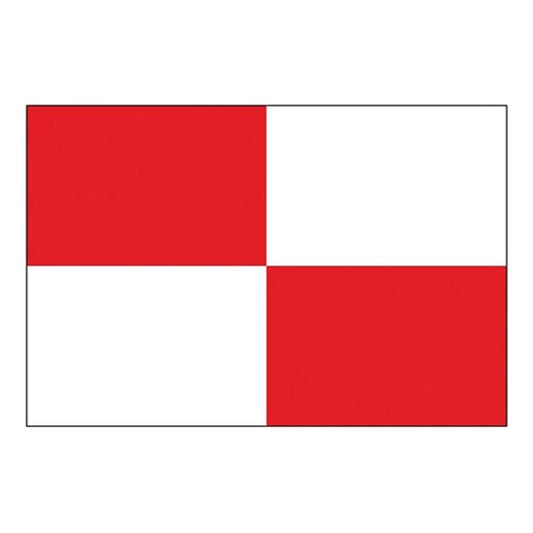 Flag International Code Signal U (30 x 45cm)