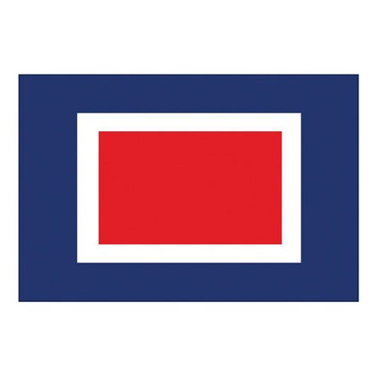 Flag International Code Signal W (30 x 45cm)
