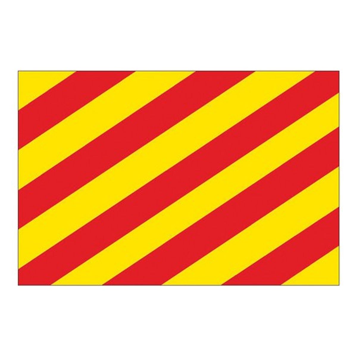 Flag International Code Signal Y (30 x 45cm)