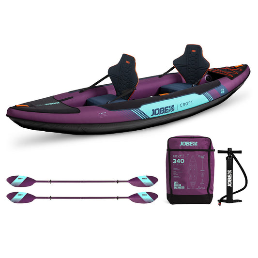 Jobe Croft Inflatable Kayak Package Sunset Purple 600025001