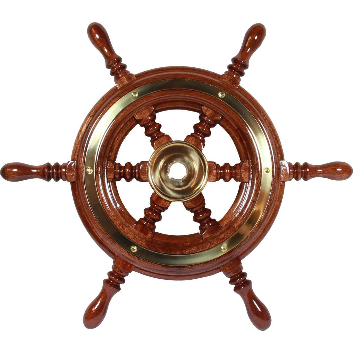 Osculati Wooden Spoked Steering Wheel (370mm) 610114