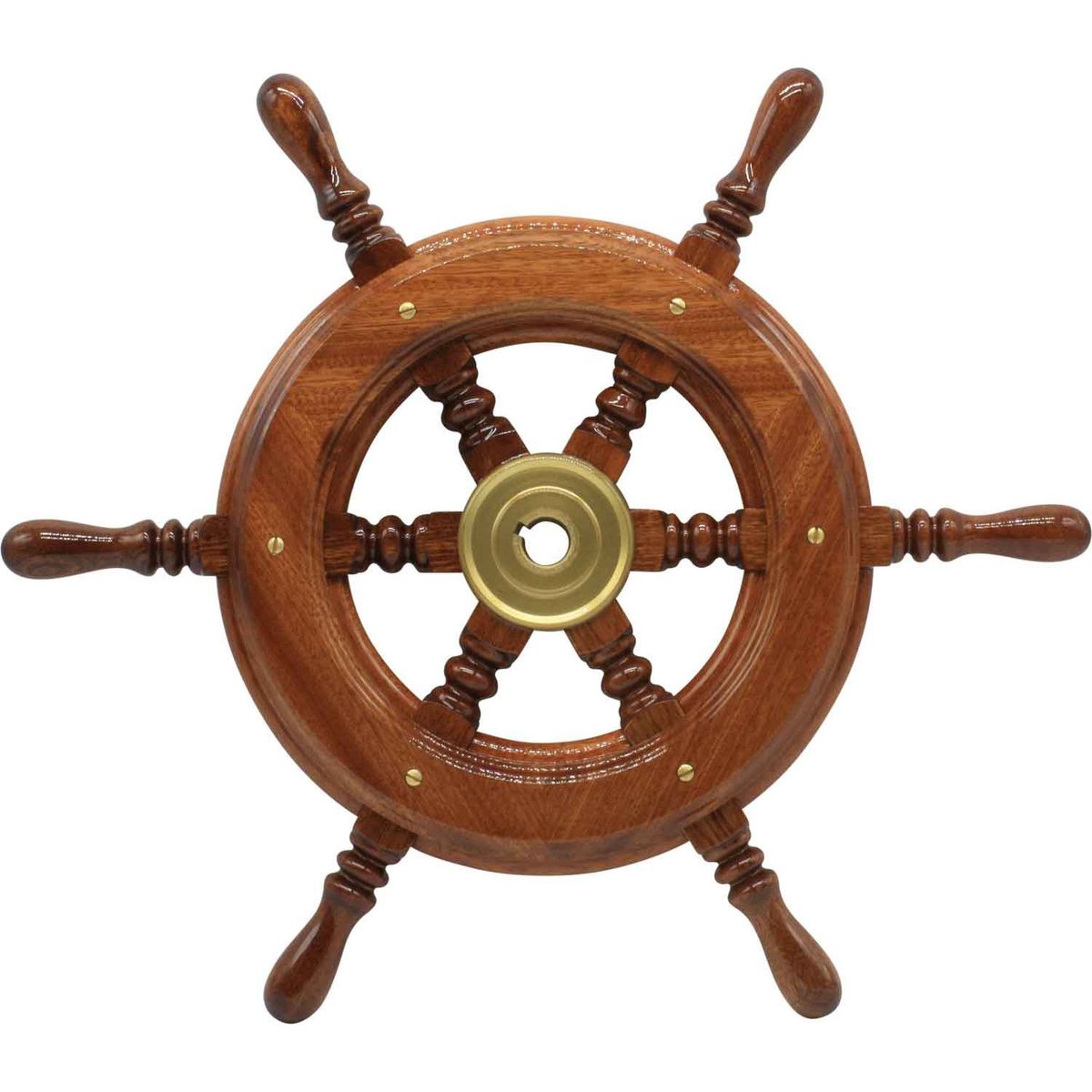 Osculati Wooden Spoked Steering Wheel (420mm) 610115