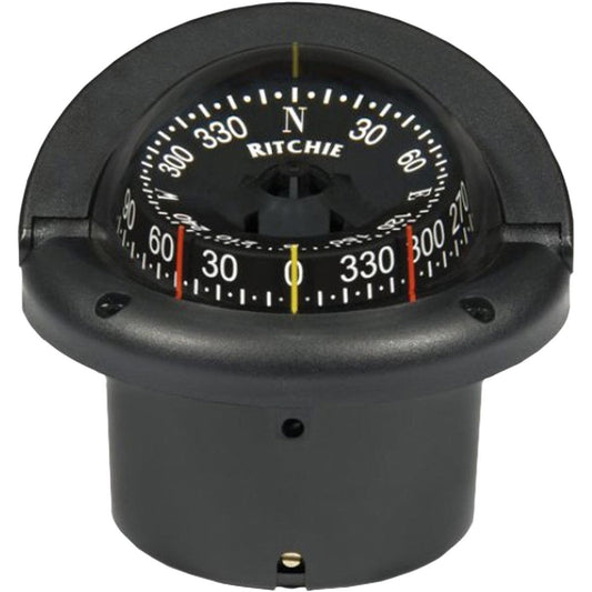 Ritchie Compass Helmsman HF-743 Combi Dial (Black / Flush Mount) 635110